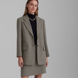 Club Monaco Houndstooth Blazer